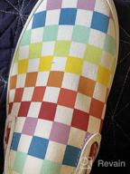 img 1 attached to Girls' Pewter Vans Classic Little Checkerboard Shoes review by Toni Cooper