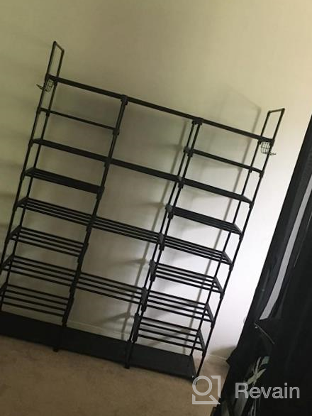 img 1 attached to Looking For A Clutter-Free Home? Check Out Tabiger'S 9 Tier Shoe Rack Organizer For 53-58 Pairs! review by Bruno Gilbert