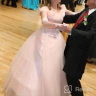 img 1 attached to 🏻 Stunning Lace up Ball Gown: Elegant Quinceanera Dress with Pleated Straps for Women review by Lisa Pruitt