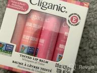 img 1 attached to Non-GMO Tinted Lip Balm With Vitamin E - 4 Colors, Cruelty Free By Cliganic review by Cassie Zingone