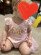 img 1 attached to Lovely Lace Embroidered Baby Girl Jumpsuit: Perfect For Newborns And Infants! review by Jon Cherian