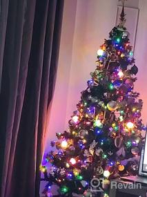 img 8 attached to Добавьте праздничного настроения в свой праздничный декор с многоцветными рождественскими пузырчатыми огнями - 2 упаковки, внесенные в список UL, для рождественской елки и торжеств