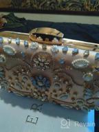 img 1 attached to Tanpell Crystal Beaded Wedding Clutch For Women: Elegant Evening Bag Purse review by Keith Montague