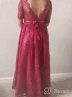 img 1 attached to Princess Burgundy Girls' Clothing: Bridesmaid Embroidered Communion Dress review by Mia England