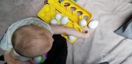 img 1 attached to CPSYUB Montessori Matching Eggs: Educational Learning Toys For 1-3 Year Old Boys And Girls With Color & Shape Recognition Skills; BPA-Free Easter Eggs Gifts (Set Of 12 Toddler Toys) review by Telly Roden