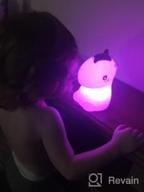 img 1 attached to Unicorn Night Light Gifts For Girls Kids Ages 2-8, Best Christmas Presents For Toddlers & Preschoolers, Cute Bedroom Decorations. review by Greg Boulden