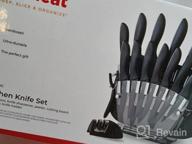 img 1 attached to Upgrade Your Kitchen With EatNeat'S Deluxe 18 Piece All Black Knife Set And Cutting Board review by Antonio Ashton