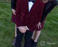 img 1 attached to Stylish and Comfortable: Spring Notion Big Boys' Velvet Blazer for a Classic Look review by Chris Meers