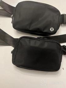 img 7 attached to Оставайтесь модным и организованным в движении с водонепроницаемой поясной сумкой для женщин и мужчин с регулируемыми ремнями и несколькими вариантами ношения.