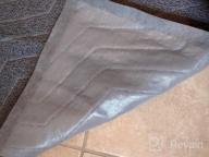 img 1 attached to WePet Cat Litter Box Mat: Durable PVC Pad For Urine-Resistant Scatter Control - 35X23 Grey review by Doug Small