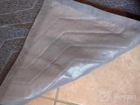 img 7 attached to WePet Cat Litter Box Mat: Durable PVC Pad For Urine-Resistant Scatter Control - 35X23 Grey
