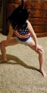 img 1 attached to BAOHULU Patriotic Sparkle Red And Blue Gymnastics Leotards For Toddlers - Athletic Dancewear review by Thomas Taylor