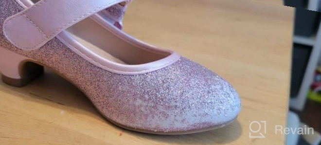 img 1 attached to Adamumu Princess Toddler Sparkle Girls' Flat Shoes review by Ivrington Miller