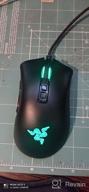 img 1 attached to Improved Razer DeathAdder V2 Gaming Mouse: Advanced 20K DPI Optical Sensor - Fastest Gaming Mouse Switch 🖱️ - Vibrant Chroma RGB Lighting - 8 Customizable Buttons - Enhanced Rubberized Side Grips - Sleek Classic Black review by Ahana Sharma ᠌