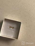 img 1 attached to 🎀 Premium Hello Kitty 10k Yellow Gold Stud Earrings with Pink Bow review by Latoya Williams