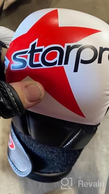 img 1 attached to Starpro MMA Gloves: Ultimate Protection For Sparring, Striking, And Grappling - Perfect For All MMA Training Needs! review by Stephen Cernatescu