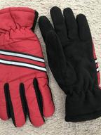 img 1 attached to Kids Winter Windproof Ski Gloves - Warm Snow Gloves for Boys and Girls (4 Pairs) review by Troy Houston