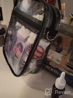 img 1 attached to Concert-Approved Clear Crossbody Bag: Stylish & Secure Stadium Purse for Sports Events & Festivals review by Douglas Jakab