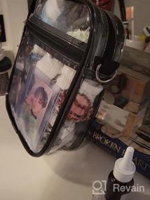 img 8 attached to Concert-Approved Clear Crossbody Bag: Stylish & Secure Stadium Purse for Sports Events & Festivals