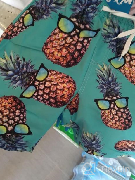 img 1 attached to 🍍 Pineapple Swimwear for Boys by RAISEVERN in Swim Clothing review by Chad Baio