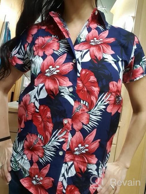 img 1 attached to Stylish & Comfortable: Big Boys' Short Sleeve Hawaiian Shirts By SSLR review by Troy Houston