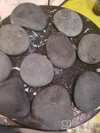 img 1 attached to 50 Count Black Flat & Smooth Kindness Rocks For Painting, Decoration, And Crafts - Hand Picked 1.5 To 2.7 Inch Medium & Small Rocks By Lifetop review by Motogp Portillo