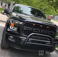 img 1 attached to Enhanced Performance AlphaRex PRO-Series Black LED Tube Dual Projector Headlights For 2015-2017 Ford F150 Halogen Type With Switchback DRL, Sequential Signal, And Activation Light review by Paul Newton