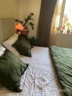 img 1 attached to Cozy Up With ROOMLIFE'S 3-Piece Pumpkin Duvet Cover Bedding Set - Warm Caramel, Super Soft And Durable For Queen Size Beds review by Lucia Ingalls