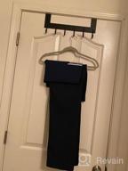 img 1 attached to WEBI Black Over The Door Hook - Multipurpose Door Hanger For Clothes, Towels, And Bathroom Accessories - Stylish Over Door Coat Rack And Towel Rack review by Virgilio Patton