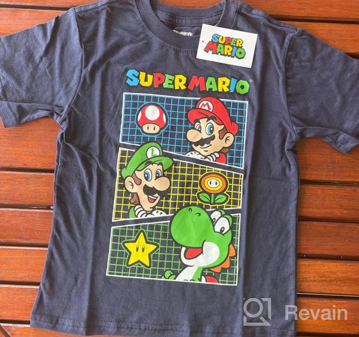 img 1 attached to Bundle Set of 3 Nintendo Super Mario Kart Boys' Short Sleeve T-Shirts review by Craig Edwards