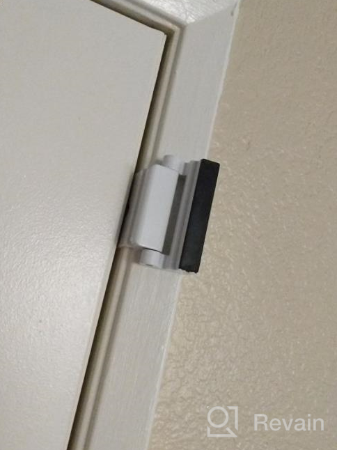 img 1 attached to Ensure Ultimate Door Security With Door Reinforcement Lock – Child Safety 4 Screw Lock For Inward Swinging Doors review by Kevin Vanlaere