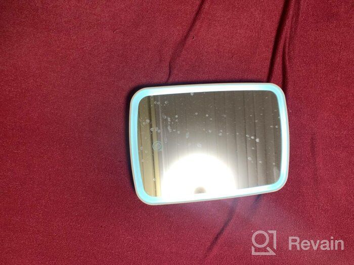img 2 attached to 💡 Portable Touch Screen Makeup Mirror with Adjustable LED Brightness & USB Rechargeable by Jordan & Judy - Vanity Mirror review by Mirela Tirlea ᠌