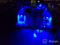 img 1 attached to 🚤 BASIKER BS3 Marine LED Boat Light (2x2000LM 60LED), 10-36V, 316 Stainless Steel, IP68, Air or Underwater, Surface Mount - Optimized for Cruise Ships, Yachts, Boats, Sailboat, Pontoon, Transom (Blue) review by Paul Giordano