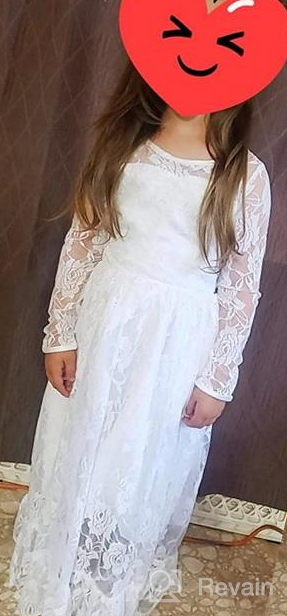 img 1 attached to First Communion Dress Line Ivory Girls' Clothing and Dresses review by Robin Henderson