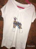 img 1 attached to Chic French Toast Sleeve V Neck T Shirt for Girls: Trendy Clothing and Tops, Tees & Blouses review by Latonya Campbell
