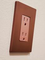 img 1 attached to ENERLITES Elite Series Decorator Receptacle with Screwless Design - Child Safe, Tamper-Resistant Outlet - UL Listed, Residential Grade 15A 125V - Self-Grounding - Silver with Wall Plate review by Lucas Hale