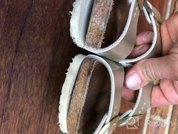 img 1 attached to 👦 Birkenstock Arizona Almond Birko Flor 3-3.5 Boys' Sandals: Comfortable and Stylish Footwear review by Luis Shreibman