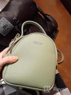 img 1 attached to Stylish Aeeque Mini Backpack Purse: Crossbody Phone Bag, Wallet, and Handbag Clutch for Women review by Nathan Akers
