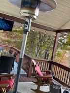 img 1 attached to 46,000 BTU Outdoor Propane Patio Heater W/ Wheels - Amazon Basics Bahama Blue review by Scott Vazquez