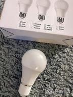 img 1 attached to 💡 Full Spectrum LED Light Bulb: 6000K Natural Sunlight Bulbs, 9W 60W Equivalent, A19, E26/E27, 3 Pack review by Jeff Richmond