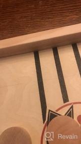 img 5 attached to BAKAM Portable Table Hockey Game - Супер быстрая игра с шайбой для семейной игры Ночное развлечение. Настольные рогатки, игрушки для мальчиков, девочек и взрослых. Настольная спортивная настольная игра с большим дизайном победителя.