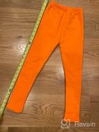 img 1 attached to Winter Warm Pants for Girls, KEREDA Kids Fleece Lined Leggings, Size 10-11 Years, Girls' Clothing review by Draek Villareal
