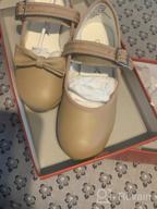 img 1 attached to Capezio Girls 3800 Mary Jane Tap Shoe in Caramel - Size 11.5 M Toddlers review by Alisa Jones
