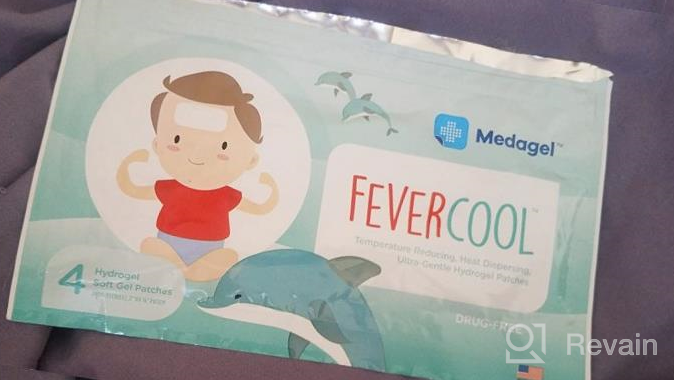 img 1 attached to 🩹 Medagel FeverCool Patches - Effective Cooling Relief for Fever, Migraine & Headaches | Mess & Odor Free, Made in the USA | Suitable for Adults & Kids 2+ | 1 Pack (4 x Patches) review by Chris Thrower