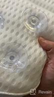 картинка 1 прикреплена к отзыву 4D Air Mesh Spa Pillow For Bath - Extra Thick, Soft & Quick Dry | Neck, Head, Shoulder & Back Support | Bathtub Pillow For Ultimate Comfort от Ryan Gilliam