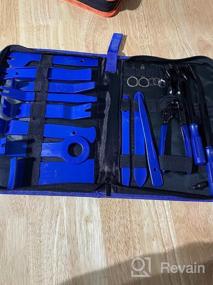 img 7 attached to 19Pcs Car Panel Door Audio Trim Removal Tool Kit With Fastener Remover Pry Tool Set And Storage Bag