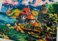 img 1 attached to Silent Harbour Pattern Paint By Numbers Kit For Adults And Kids - DIY Acrylic Painting Fun! review by Jackie Wilson
