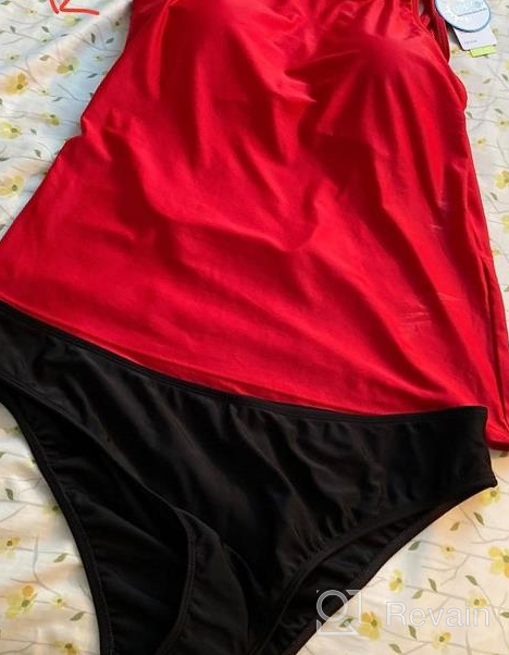 img 1 attached to Stay Stylish And Protected With TSLA Women'S Two Piece Sun-Proof Swimwear Set – Perfect For Surfing And Beach Fun review by Cynthia Guarente