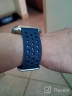 img 1 attached to Upgrade Your Fitbit Style With CAVN Waterproof Sport Bands In Teal - Perfect Fit For Women And Men! review by Matt Kovacevic