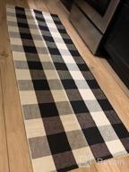 img 1 attached to Stylish And Durable 3'X5' Buffalo Plaid Rug For Indoors And Outdoors By SHACOS review by Tim Lea